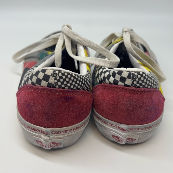 80s pattern VANS lace up low tops women’s size 9.5 men’s size 8 - Picture 6 of 6